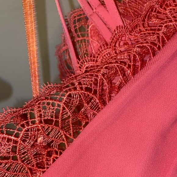 Reiss Coral pink jumpsuit. - Picture 7 of 8